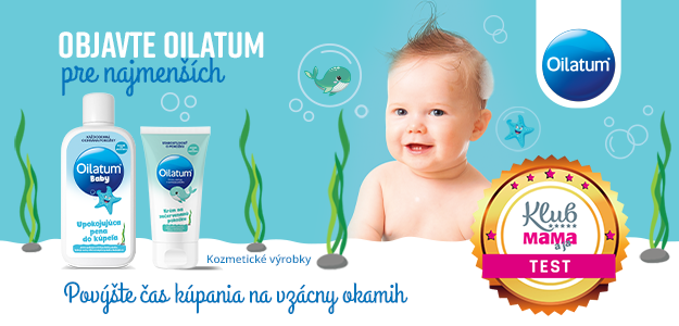 Výzva na testovanie: Staňte sa jednou zo 100 mamičiek, ktoré vyskúšajú šetrnú starostlivosť Oilatum®